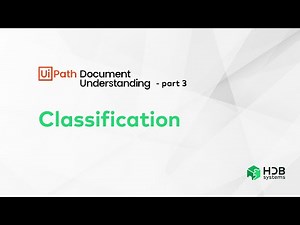 UIPATH'S DOCUMENT UNDERSTANDING with ML - Classification (ENG)