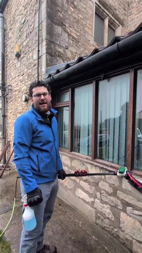 Have wooden frames? No problem, we take extra care to ensure there's no damage to your property and we make sure the customer is always happy with our service 😊 #windowcleaning #beforevsafter #ExteriorCleaning #cleanwithme #Doncaster