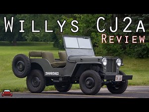 1947 Willys CJ2A Review - The Post-War Civilian Jeep!