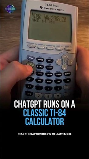 I Put ChatGPT Inside a TI-84 Calculator #AIHack
