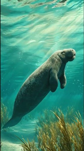 Dugong This Animal Is Called Sea Cow 😱🐋 #shorts #facts