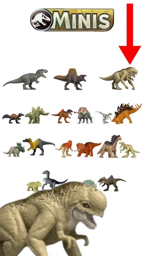 NEW DISTORTUS REX MATTEL MINI FIGURE JURASSIC WORLD REBIRTH MINIS LEAKED