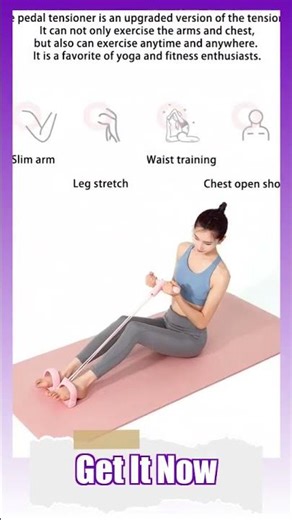 Six Tube Elastic Tension Rope For Leg Stretching Training