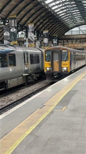 NORTHERN CLASS 155 departs Hull operating 2R17 1345 York to Bridlington