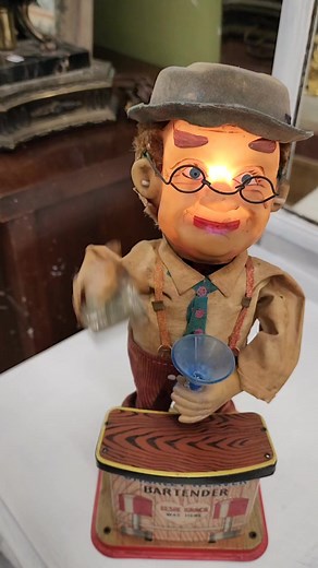 1.3K views · 24 reactions | Vintage 1960s Charlie Weaver battery operated drunk bartender | The Garage & The Garage Girls - Antiques, Suffern, NY | Facebook