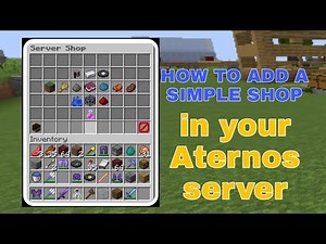 how to add a shop plugin in your aternos server || Economy shop gui tutorial