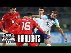 North Macedonia vs. England Highlights | European Qualifiers