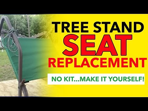 How to replace a damaged tree stand seat