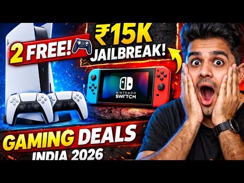 PS5 2 Controllers FREE 🔥 | Nintendo Switch Jailbreak ₹15000 | Gaming Deals India 2026 😱