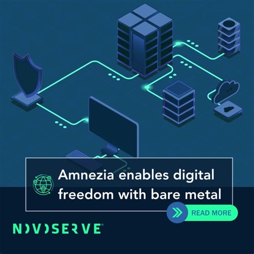 🛡️ 𝗘𝗻𝗮𝗯𝗹𝗶𝗻𝗴 𝗱𝗶𝗴𝗶𝘁𝗮𝗹 𝗳𝗿𝗲𝗲𝗱𝗼𝗺 𝗿𝗲𝗾𝘂𝗶𝗿𝗲𝘀 𝗶𝗻𝗳𝗿𝗮𝘀𝘁𝗿𝘂𝗰𝘁𝘂𝗿𝗲 𝘁𝗵𝗮𝘁 𝗱𝗼𝗲𝘀𝗻’𝘁 𝗯𝗹𝗶𝗻𝗸. We are proud to power Amnezia VPN, the team democratizing digital privacy for over 1 million users worldwide. To bypass Deep Packet Inspection (DPI) and scale their unique anti-censorship protocols, Amnezia couldn't rely on the rigid limits or high fees of public cloud giants. They needed “scalable and reliable” dedicated server partner. We provide the high-performa