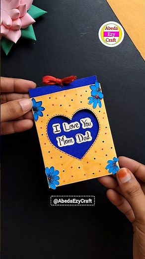 Parents Day Card | Parent's Day Gift Idea #shorts #diy #craft