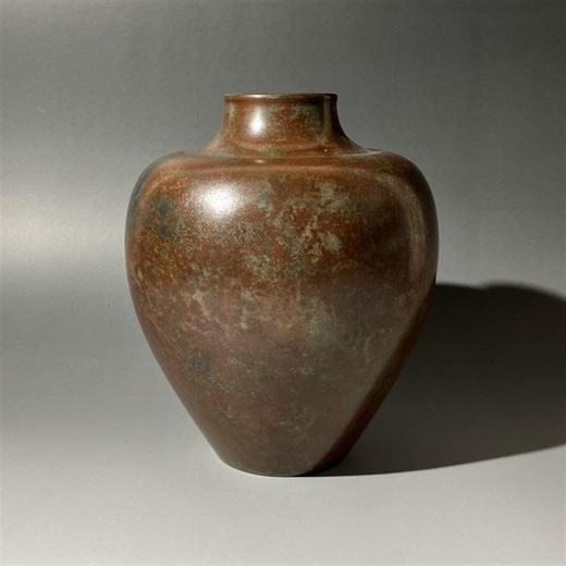 Japanese Bronze Ikebana Vase – Vintage Art Deco Copper Flower Vase - Etsy