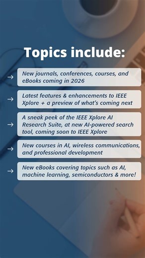📆 Upcoming Webinar: What's New @ IEEE for Libraries
