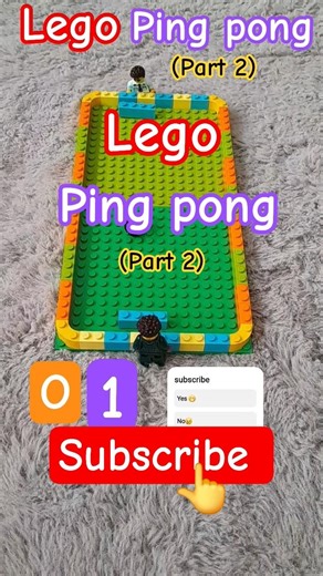LEGO ping - pong (Part 2) #lego #pingpong #legostopmotion #legogames #legogameplay #stopmotion