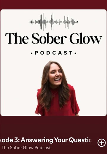 My podcast! The sober glow podcast! #podcast #recoverypodcast #sober #sobriety