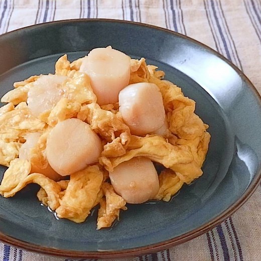 ホタテと卵のオイスターソース炒め 作り方・レシピ | クラシル
