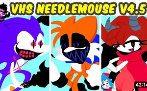 Friday Night Funkin' VHS Needlemouse V4.5 FULL WEEK + Cutscenes (FNF MOD）