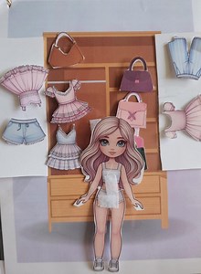 Printable Paper Doll House- Daily Doll Routine Diy Easy to Make - Etsy Canada