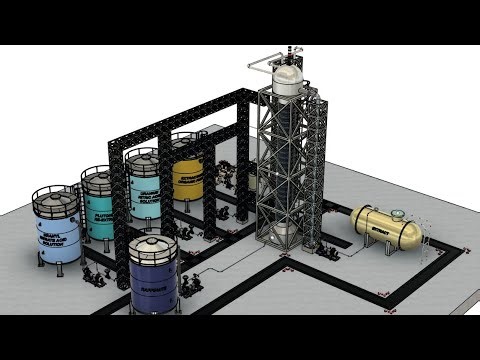 3D Model of Head Extraction Column in Fusion 360