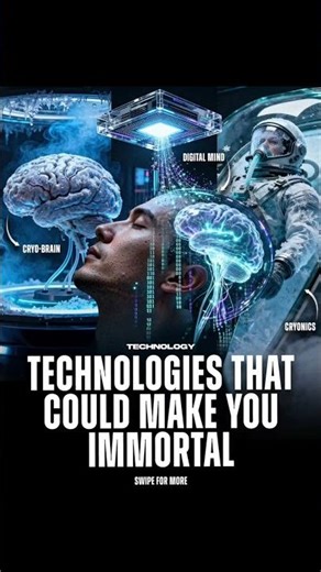 Tech That Could 👁️‍⚡ Make Humans Immortal Soon #shorts