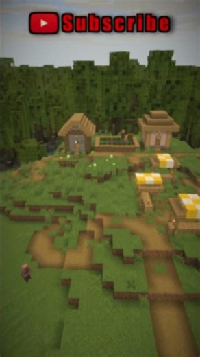 Insane Mangrove Swamp Village Spawn In Minecraft 1.21! #shorts #minecraft