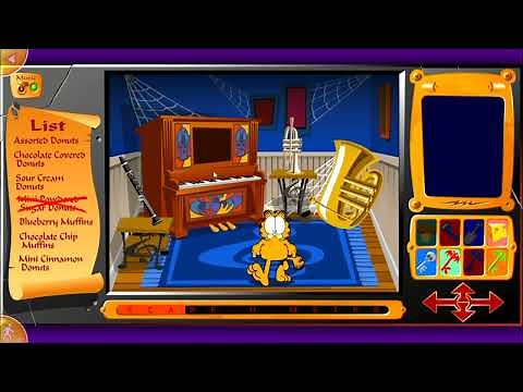 Casa embrujada de Garfield-Scary scavenger hunt- Juegos friv-Parte 1