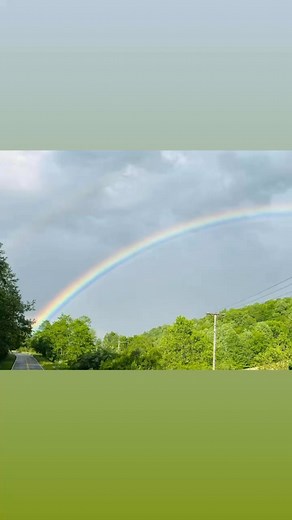 WVVA Weather Bluefield Va this afternoon!! So pretty! It tries to be a double but faded quick ! God’s promise! The pictures do not do justice to the beauty! | C&M Truck Repair, LLC