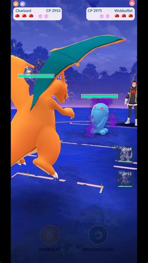 Beating Leader Arlo Wobbuffet CP 2.975 Team in Pokemon GO (2025) | Rocket Gameplay #Shorts