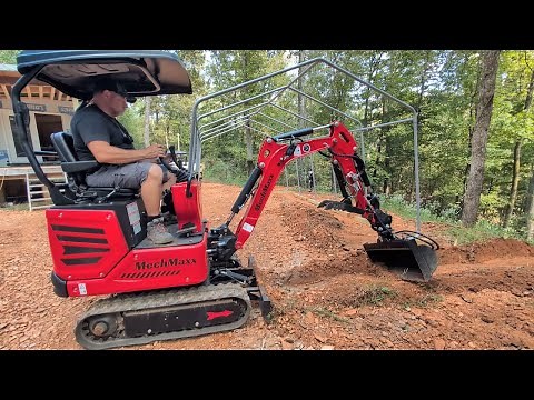 Chinese Mini Excavator under $7800 - Tilt Bucket! MechMaxx MEC10
