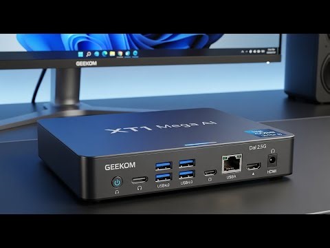 GEEKOM XT1 Mega AI Mini PC Review | Intel Core Ultra 9-185H, 8K & Windows 11 Pro