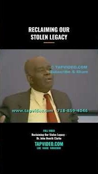 Dr. John Henrik Clarke: Who Really Invented Monotheism First