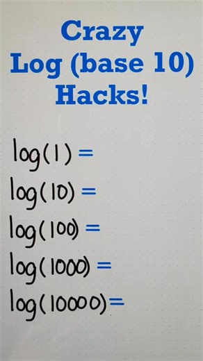 3.3K views · 26 reactions | Super Easy Log Tricks Tutorial! Don't forget to follow for more videos. Thank you po. #math #mathematics #mathtricks #MathTricksTutorial #maths #mathtrick #mathtutorial #basicmath #basicmathreview #viral #trending #educational #mathshortcut #mathhacks #tutorial #lovemath #mathematicstutorial #mathreview #reels #reelsvideo #reelsviral #reelsfb #fyp #foryou | Math Tricks Tutorial | Facebook