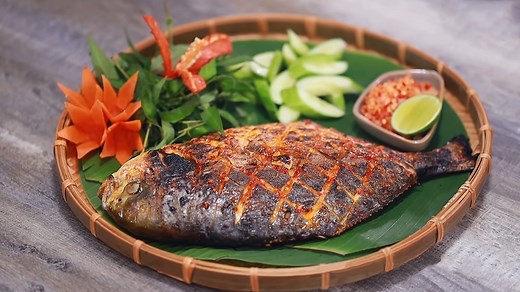 3 cách làm cá chim nướng muối ớt, tiêu xanh và ớt xiêm thơm lừng cực ngon