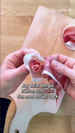 Lär dig göra rosor av skinka som ett riktigt proffs