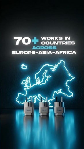 Europe Travel Adapter, USA to Europe Adapter, Type E/F, Schuko