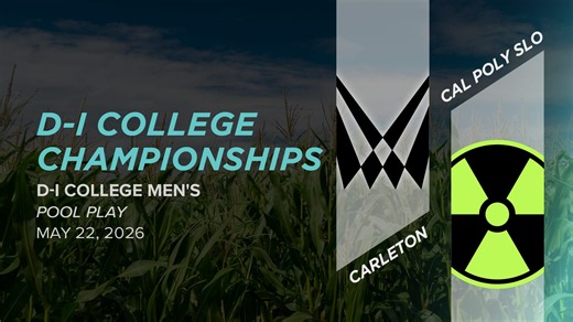 [Showcase] Carleton vs. Cal Poly SLO (Men's Pool Play) - Ultiworld