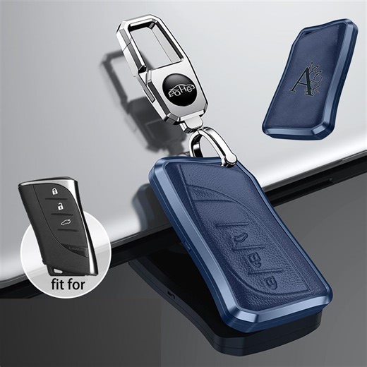 Customizable Key Cover Fits Lexus UX200 Ux250h Ux300e NX 450h 350h LC 500 ES 200 260 300H 2019-2024 Key Fob Aluminum Leather Key Case - Etsy