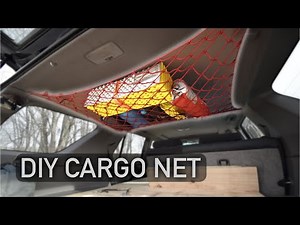 DIY 4Runner Cargo Net using Paracord