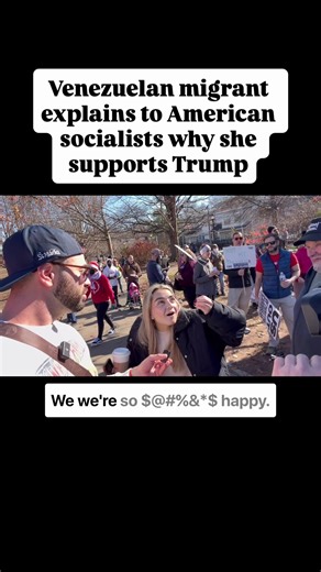 Venezuelan migrant can’t believe what Americans are protesting #venezuela