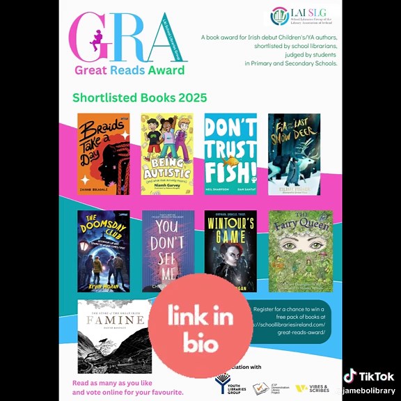 Register Your School for the Great Reads Award 2025