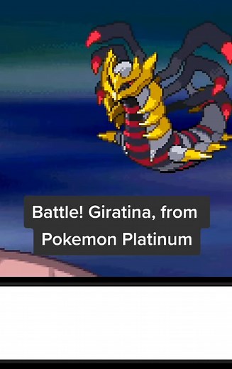 Battle! Giratina, from Pokemon Platinum. #Pokemon #Music #pokemontiktok