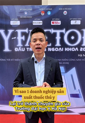 VÌ SAO 1 DOANH NGHIỆP SẢN XUẤT THU*C THÚ Y LẠI ĐẾN TRƯỜNG ĐẠI HỌC Y HÀ NỘI #creatorsearchinsights #tapdoaninvet #invet #xuhuong #channuoiantoan