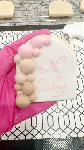 Easy cookie decorating using fondant. Follow for more videos. #easycookies