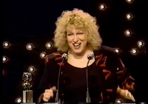 Myles on Instagram: "Happy birthday to the fabulous Bette Midler. The Divine Miss M is 80 yrs old today! Here she is in 1980 collecting her leading actress Golden Globe for “The Rose” and giving an acceptance speech that only she could have made. The Divine one is on instagram @bettemidler so why not pop over and wish her a very happy birthday❤️ #bettemidler #goldenglobe #thedivinemissm #therose #icon #gayicon #camp #campy #camptastic #leadinglady"