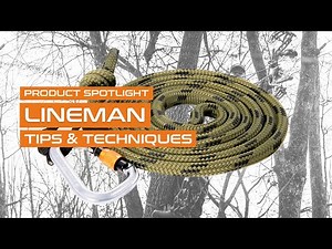 HOW TO - Use A Lineman Belt For Saddle Hunting