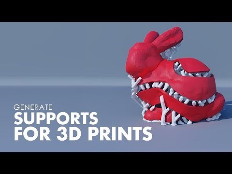 How to Generate Supports for 3D Printing