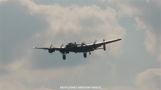 Avro Lancaster with its wheels down | Keith Jones Airshow Videos