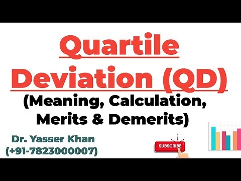 Quartile Deviation (QD) - Meaning, Calculation, Merits And Demerits