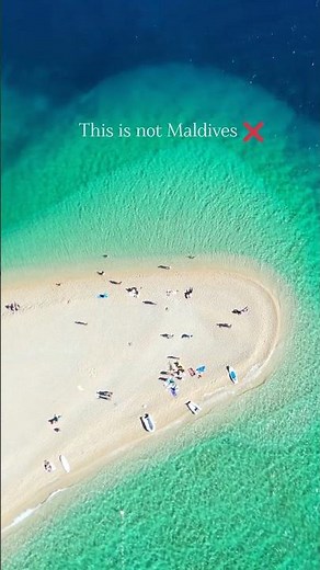 This Is NOT Maldives… It’s Zlatni Rat Beach Croatia 🇭🇷 #europe #beach #croatia