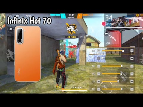 📲🦇 Free Fire Infinix Hot 70 ⚡ Setting ⚙️ 90% Headshot Rate ❤️⚡ Default DPI 392° 🥵 120Hz 🔥 Hot 70 FF